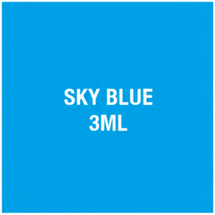 Peinture acrylique bleu ciel – Mini pot de 3 ml