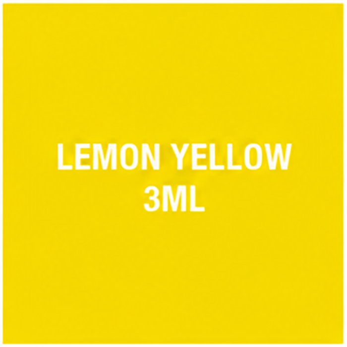 Peinture acrylique jaune – Mini pot de 3 ml