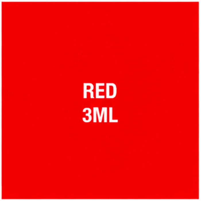 Peinture acrylique rouge – Mini pot de 3 ml