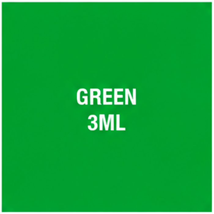 Peinture acrylique verte – Mini pot de 3 ml