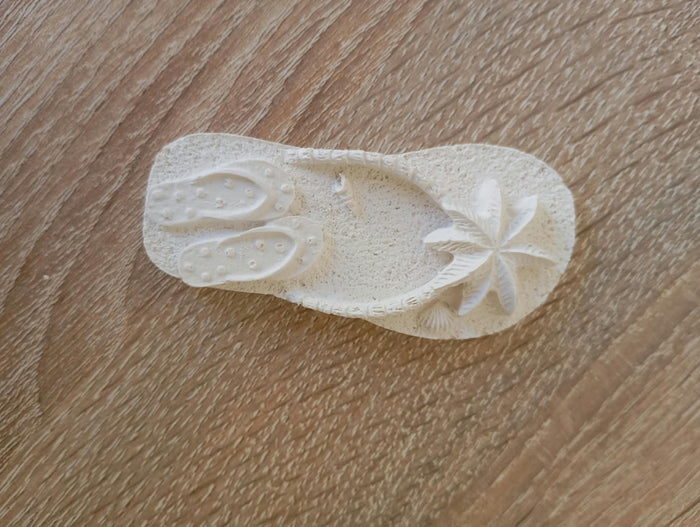 Magnet tong tropicale en plâtre à peindre