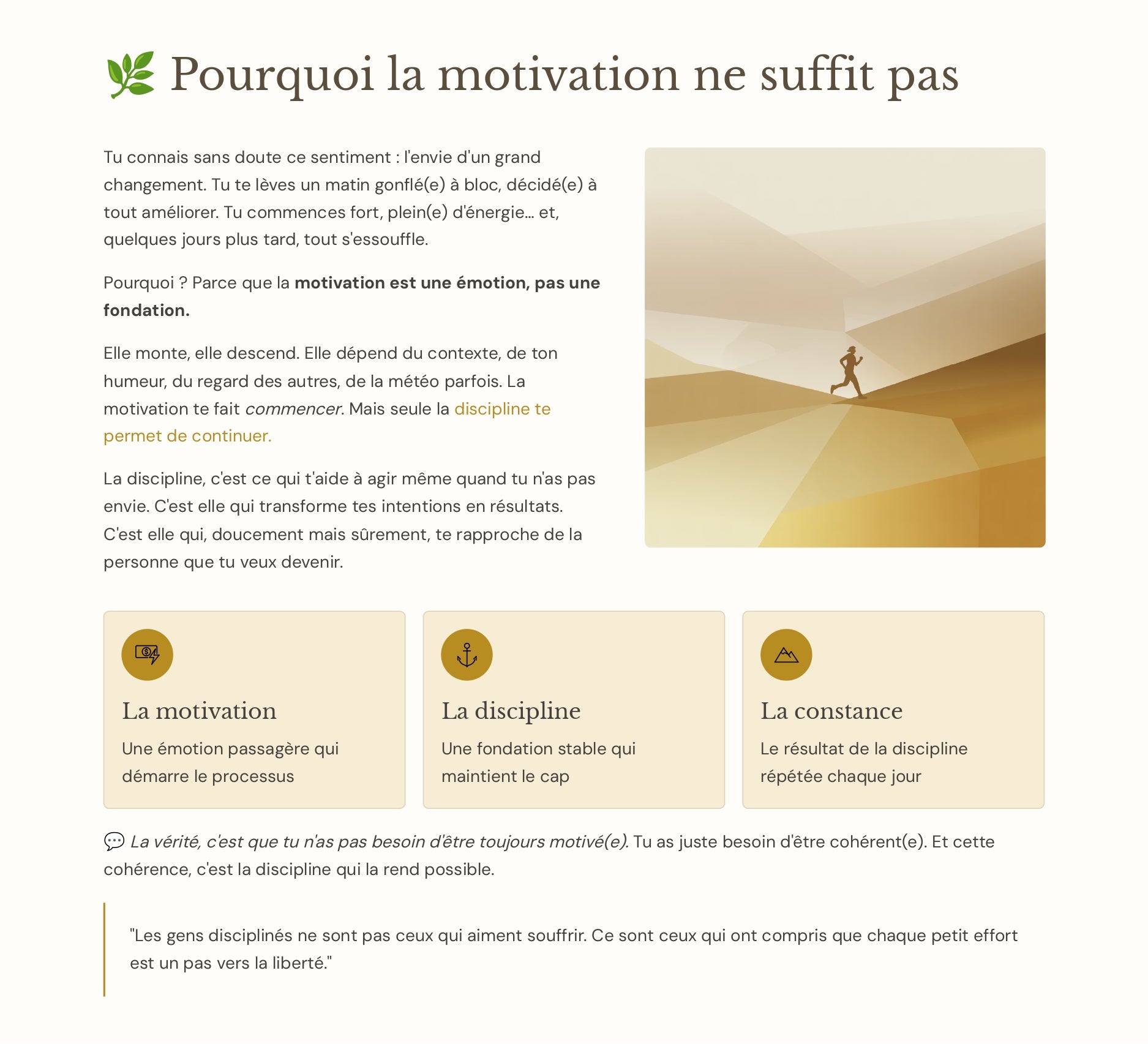 EBOOK La discipline, ce superpouvoir oublié