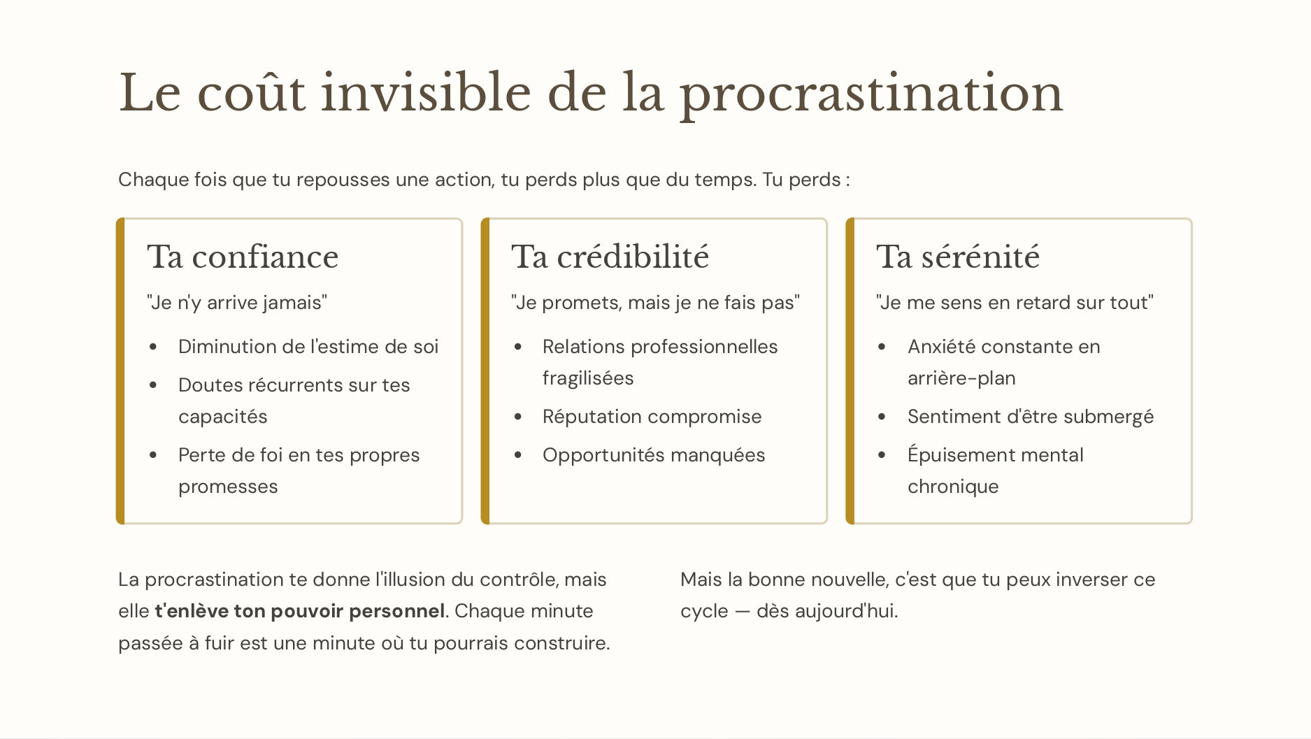 EBOOK - Comment vaincre la procrastination