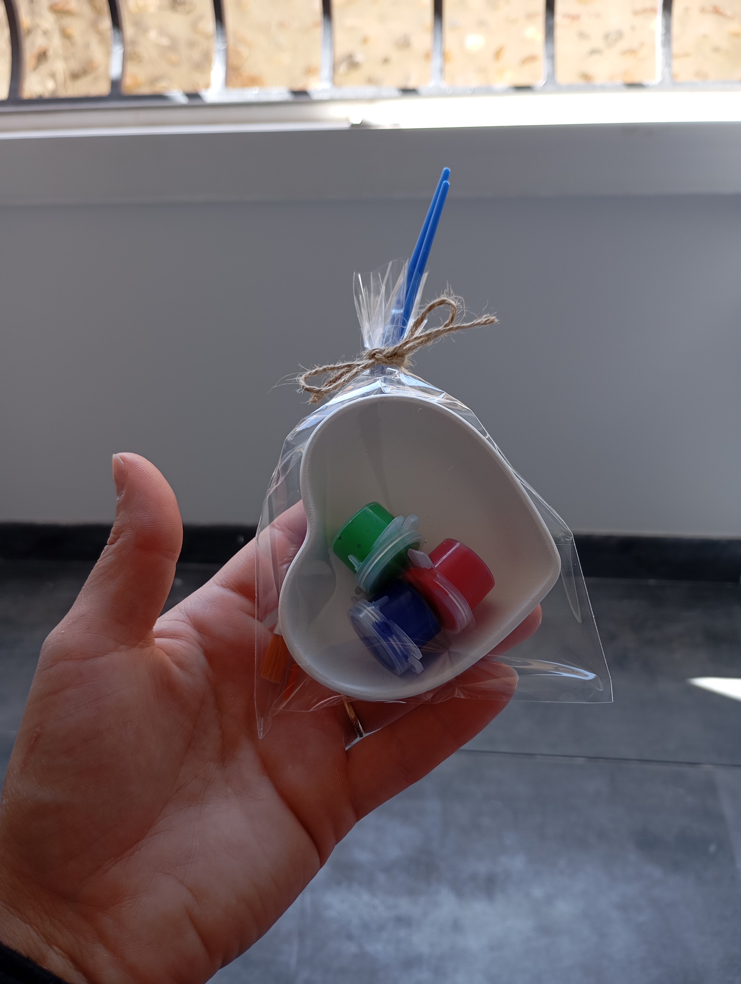 Kit peinture enfant – Coupelle coeur à peindre – Activité créative