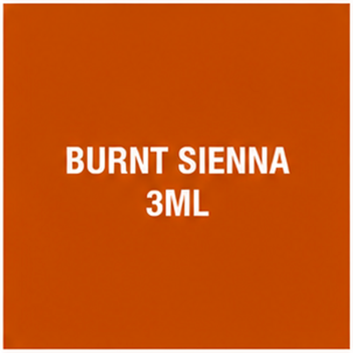 Peinture acrylique marron sienna – Mini pot de 3 ml