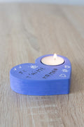 Bougeoirs en forme de cœur