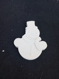 Bonhomme de neige en plâtre à peindre