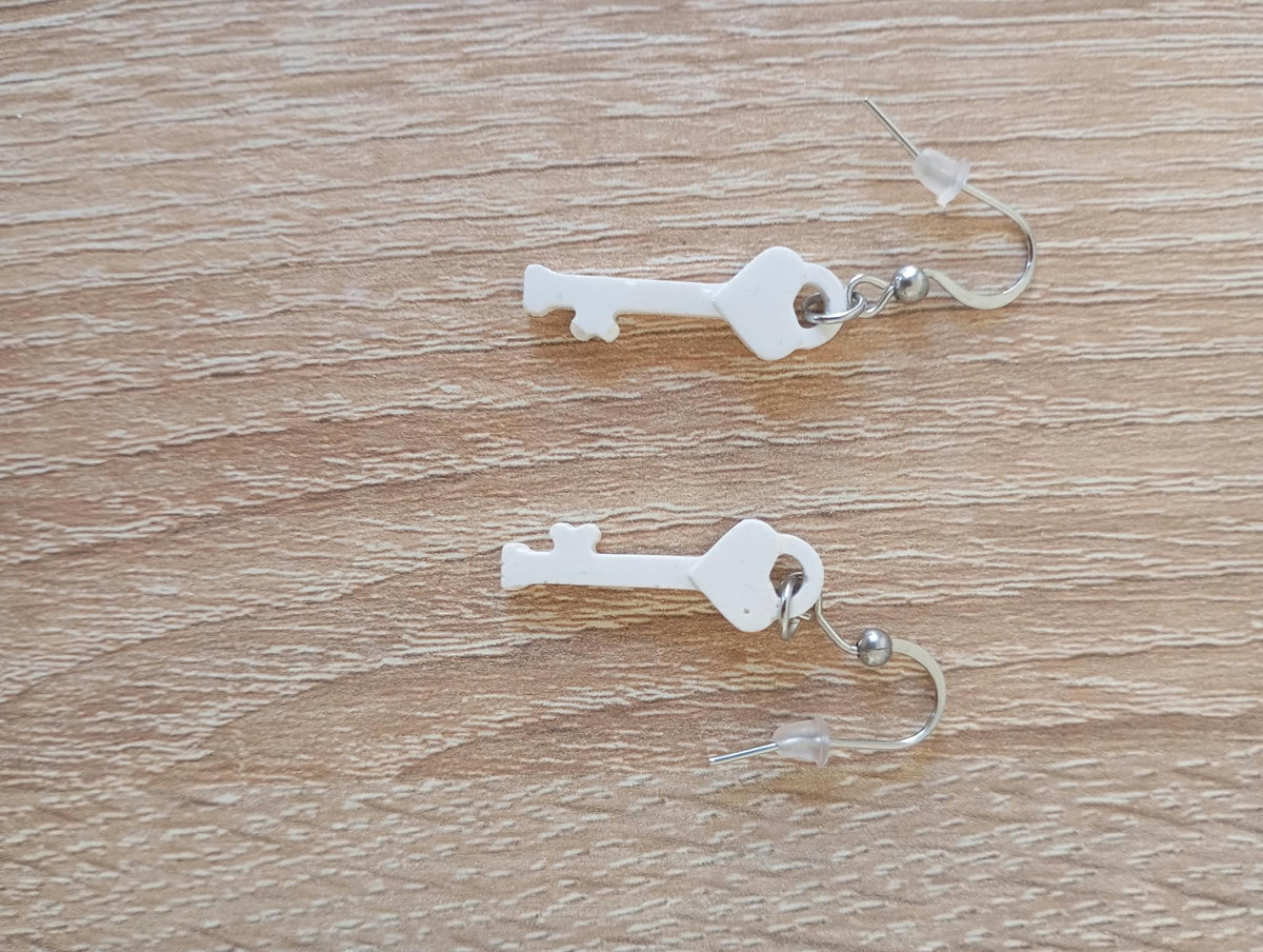 Boucles d’oreilles Clés à peindre