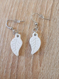 Boucles d’oreilles Feuilles à peindre