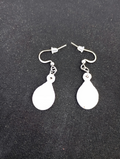 Boucles d’oreilles goutte d’eau en plâtre à peindre