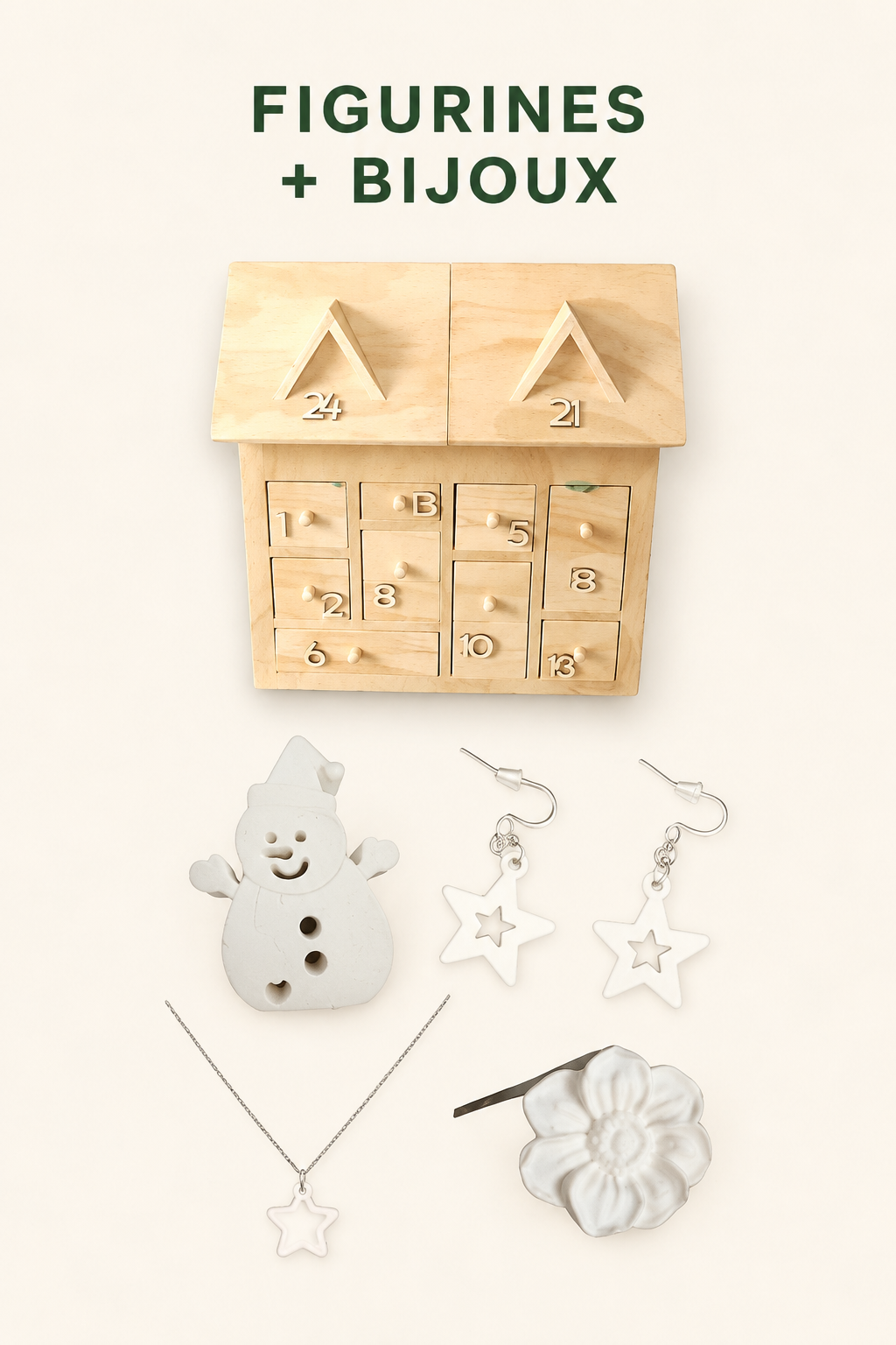 Calendrier de l’Avent Figurines + bijoux