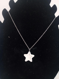 Collier avec pendentif étoile en plâtre à peindre