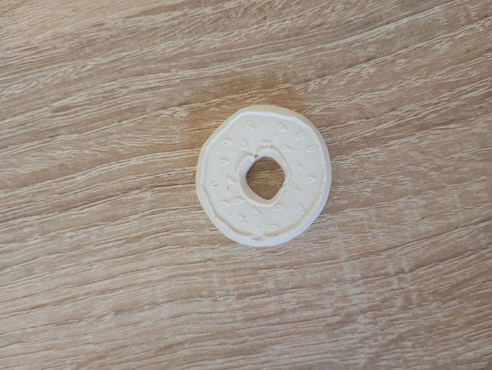 Donut en plâtre à peindre