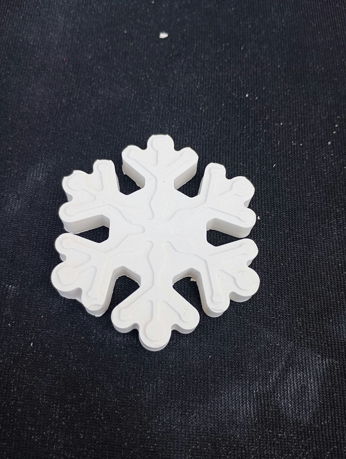 Flocon de neige en plâtre à peindre