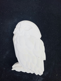 Hibou en plâtre à peindre - vue de face