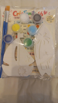 Kit créatif Bateau et planche de surf – 2 figurines à peindre