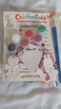 Kit créatif Décorations de Noël – cloche, neige et pain d’épices
