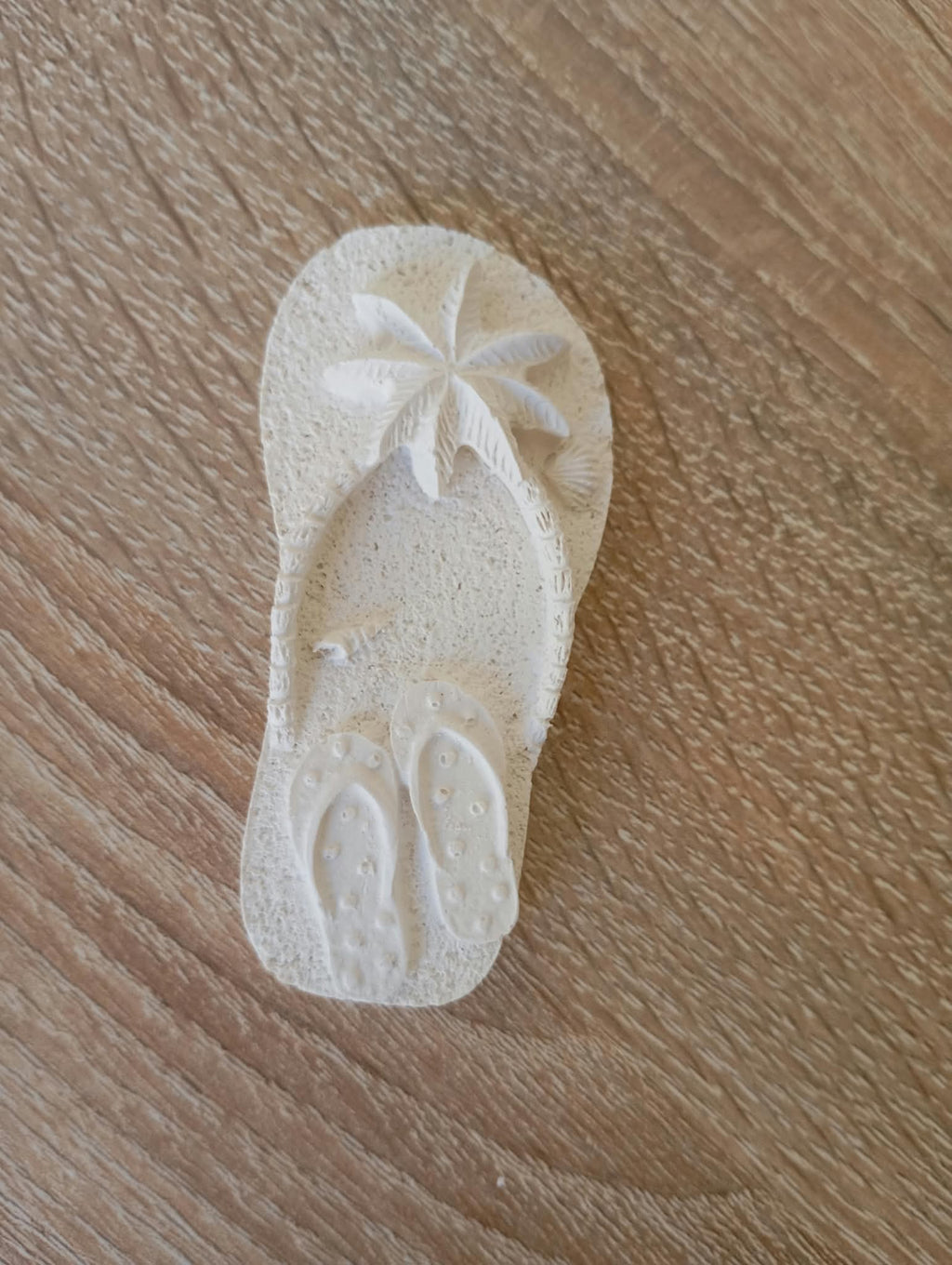 Tong tropicale en plâtre à peindre